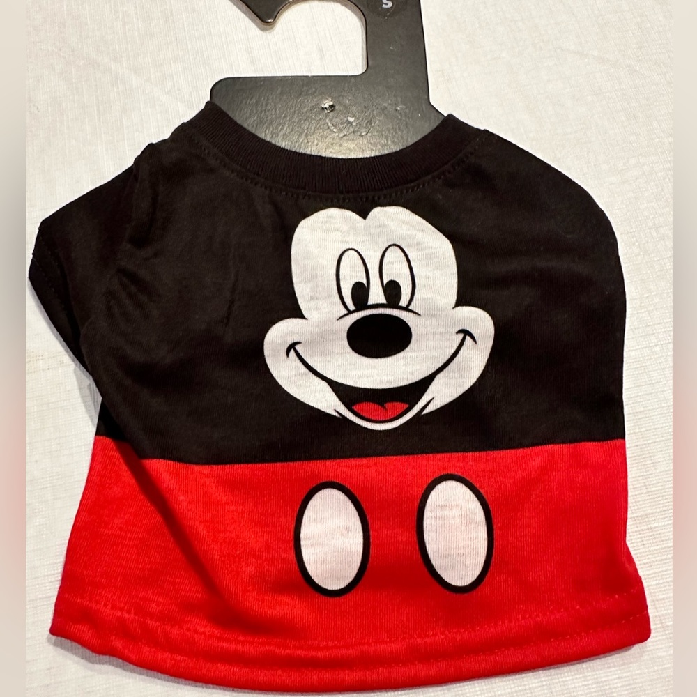 NWT Disney Mickey Mouse Dog t-shirt  Size S